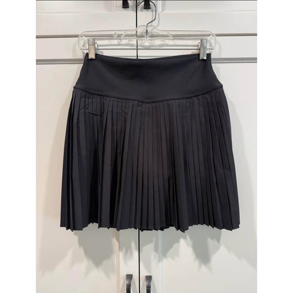 Alo Grand Slam Tennis Skirt Pleated Black Size Large - Picture 5 of 12